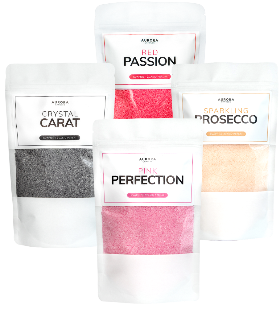 MEGA set - 4 scented candle pearls