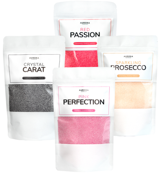 MEGA set - 4 scented candle pearls