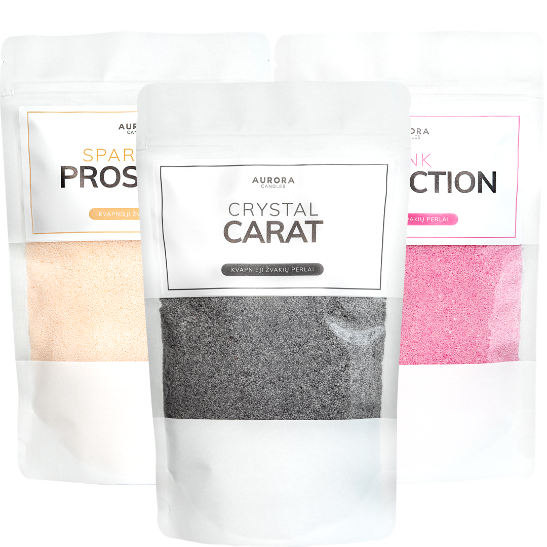 MIX set - 3 scented candle pearls